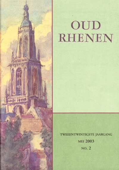 Diversen - Oud Rhenen tweeentwintigste Jaargang Mei 2003 No. 2