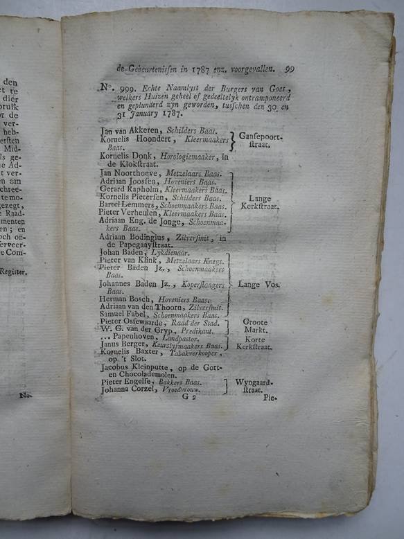 - Verzameling van placaaten, resolutien en andere authentyke stukken, enz., betrekking hebbende tot de gewigtige gebeurtenissen, in de maand september MDCCLXXXVIII bevooren en vervolgens, in het gemeenebest der Vereenigde Nederlanden voorgevalle...