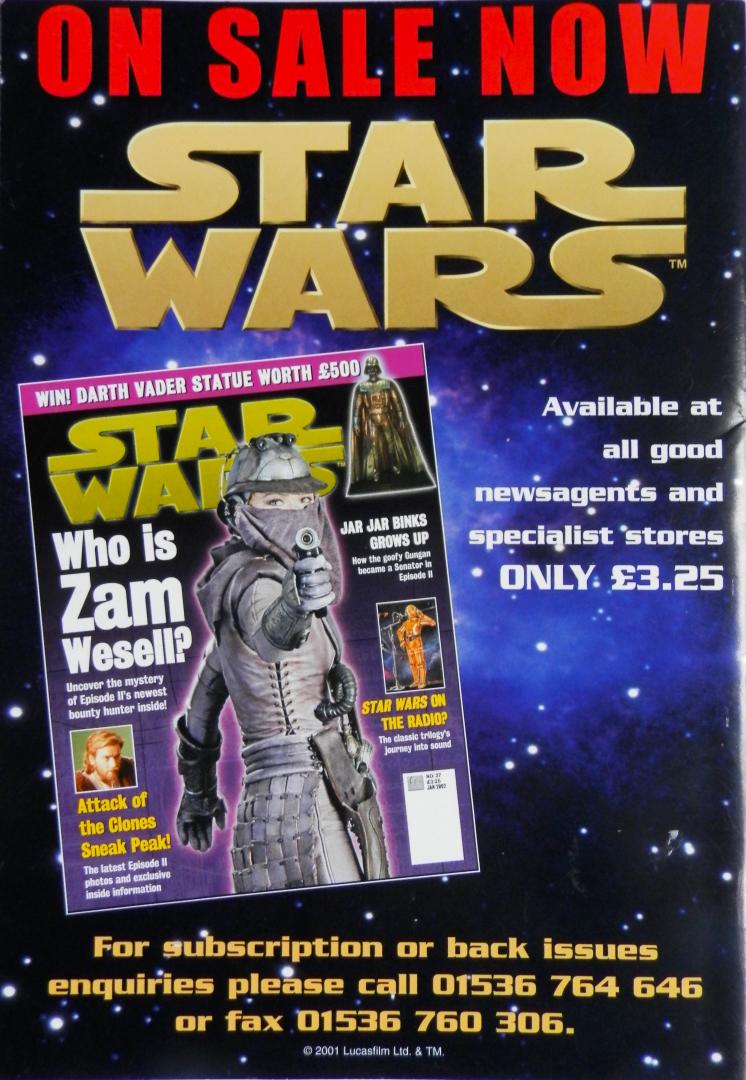 Redactie - 2.4 Jedi Journal -  Star Wars the official U.K. fan club - Winter 2001/2002