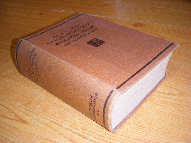 Aken, Ch.H. van - Aardrijkskundig woordenboek der gehele aarde