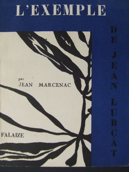 Jean Marcenac (maquette d`Hermine Chastanet) - l`Exemple de Jean Lurcat , met enkele ill., voorzien van originele buikband 12 cm breed x 4,8 cm hoog met titelvermelding