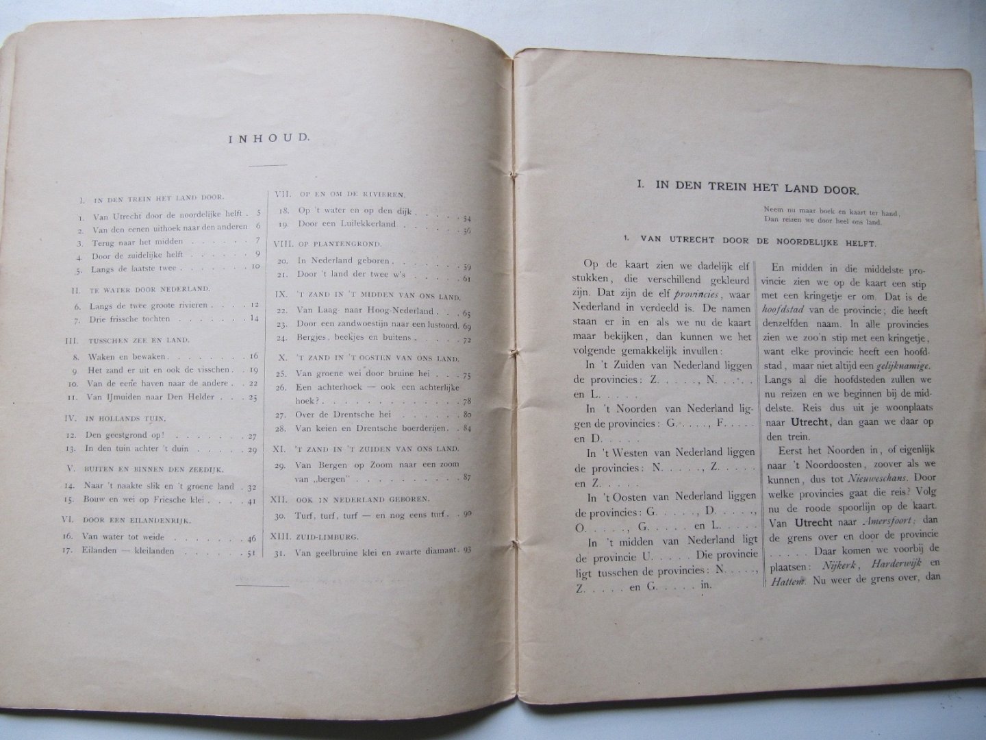 S. Linschoten - Kaart en Landschap - eerste deeltje