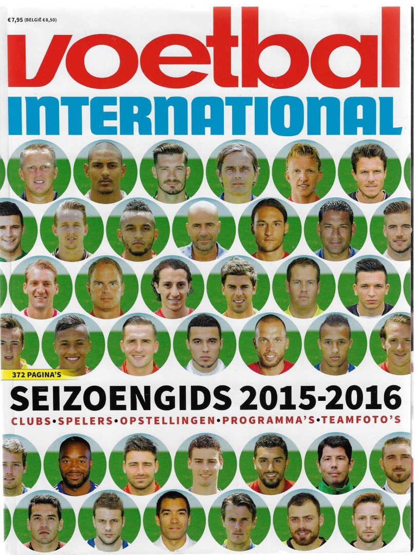 Diverse - Voetbal International Seizoengids 2015 - 2016 -Eredivisie - Keukenkampioen Divisie - Tweede/derde Divisie - Eredivisie Vrouwen