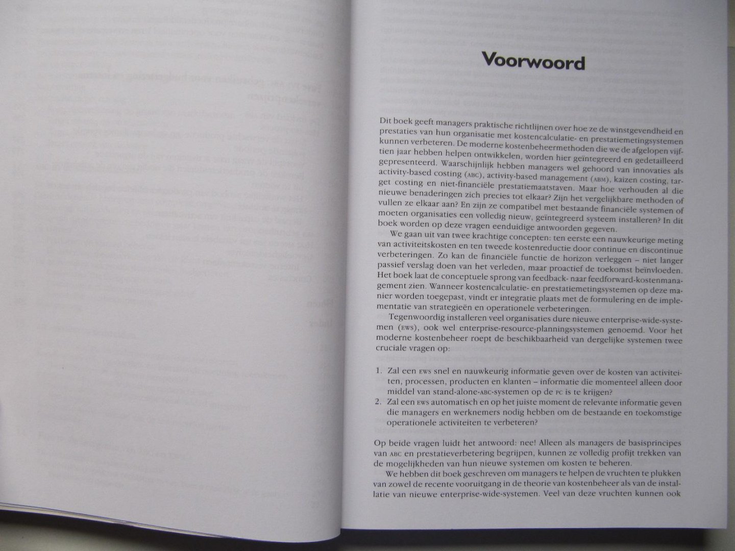 Kaplan, R.S., Cooper, R. - Kosten en resultaat