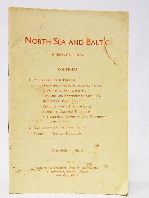 Gardiner, Rolf - Zeldzaam - North Sea and Baltic. Midwinter 1937