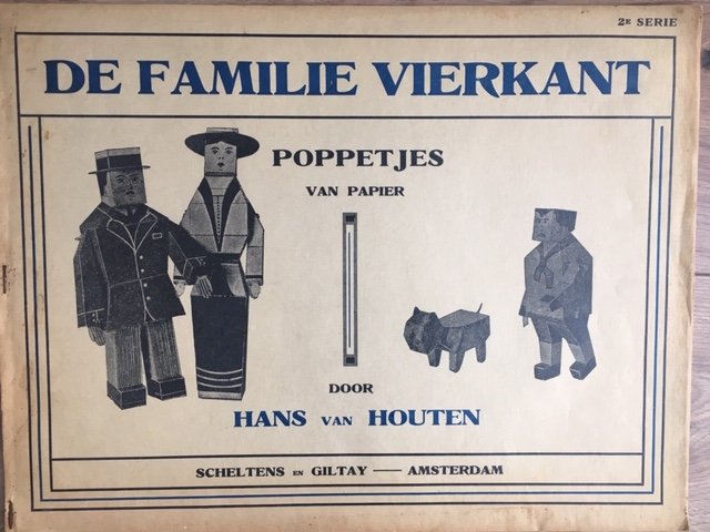 Houten, Hans van - De Familie Vierkant Poppetjes van papier 2e serie