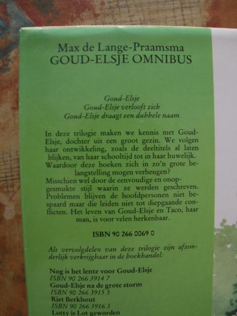 Lange-Praamsma, Max de - Goud-Elsje Omnibus ( inhoud: Goud-Elsje, Goud-Elsje verlooft zich en Goud-Elsje draagt een dubbele naam)