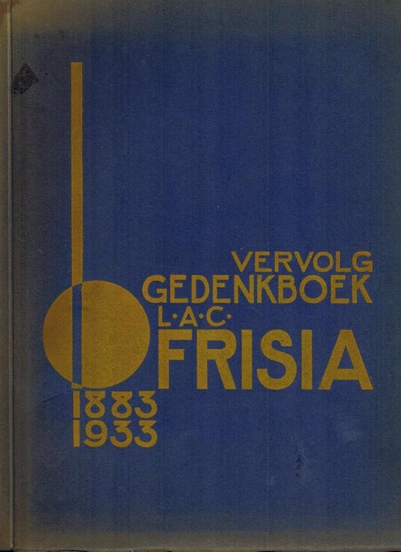  - Vervolg Gedenkboek L.A.C. Frisia -1883-1933
