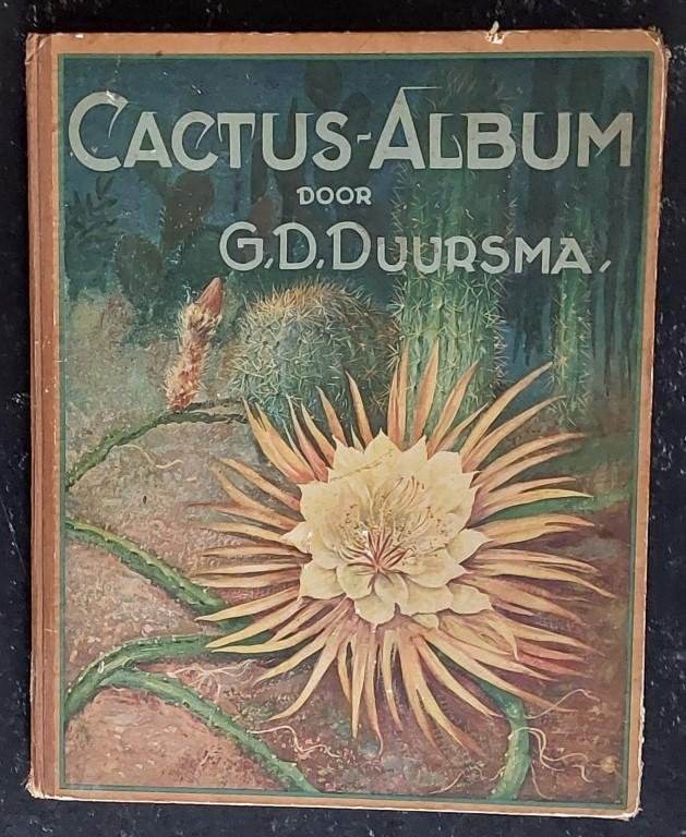 DUURSMA, G.D. - Cactus-album. [scrapbook / plaatjesalbum]; Pette's album voor cactus-liefhebbers en hen die het willen worden