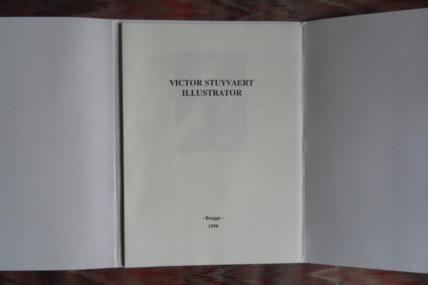 Taillaert, Pascal (samenstelling); Poulain, Norbert (biografische beschrijving). - Victor Stuyvaert. - Illustrator. [ Genummerd ex. 108 / 200 ].