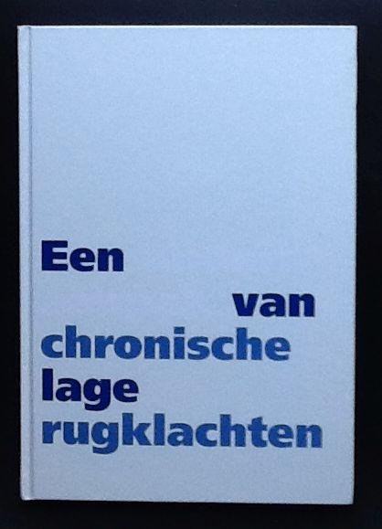 Koning H. M. - Een andere aanpak van chronische lage rugklachten
