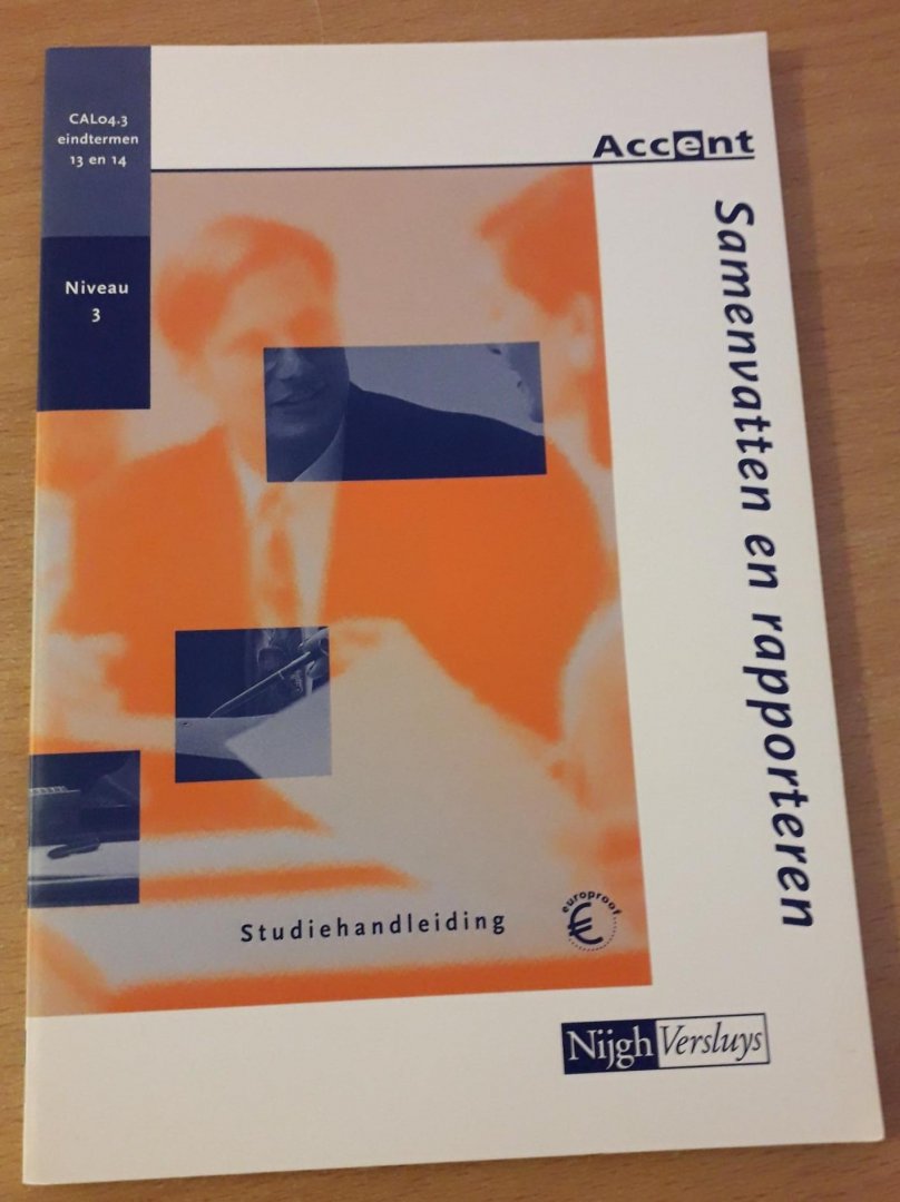 Gielen, Jos - Samenvatten en Rapporteren. Studiehandleiding