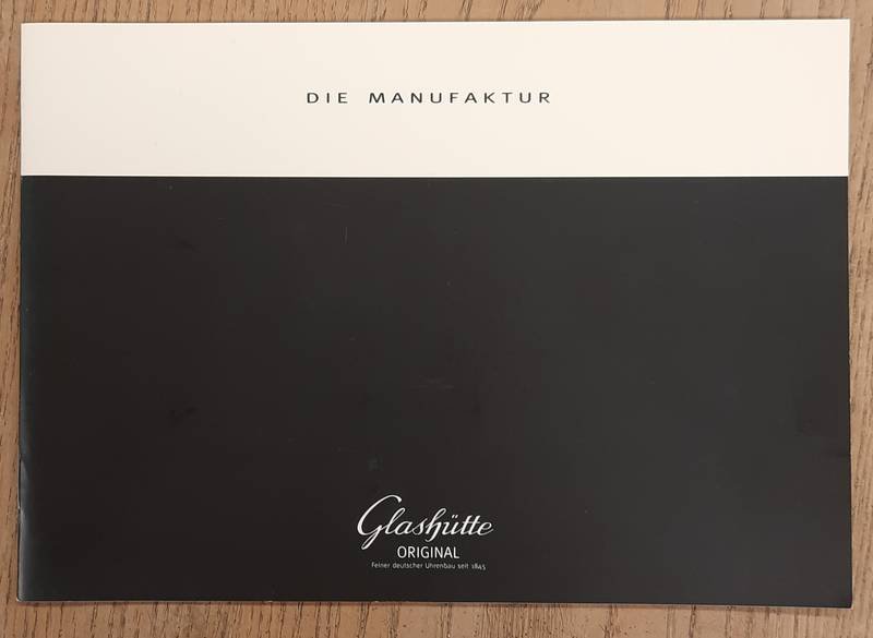 GLASHÜTTE. - Die manufaktur, Uhrenkatalog