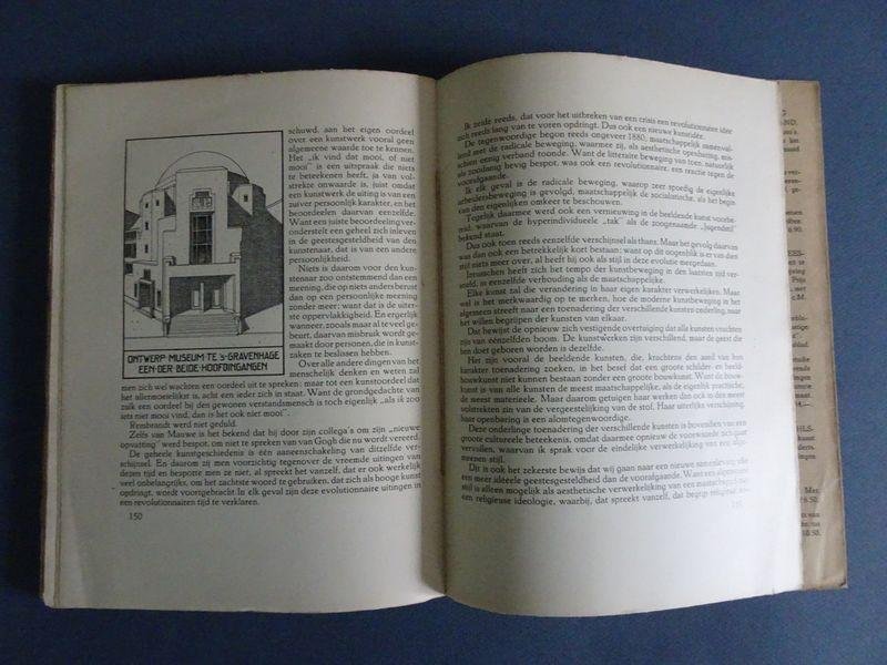 Berlage, H.P. - Studies over bouwkunst, stijl en samenleving. Tweede vermeerderde druk. Met 22 teekeningen van Johan Briedé naar ontwerpen van den schrijver.