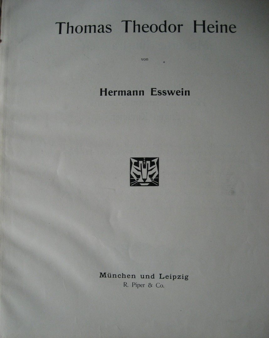 Esswein, Hermann - Moderne Illustratoren: Thomas Theodor Heine - Hans Baluschek - Ernst Neumann