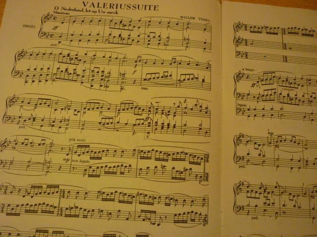 Vogel; W. - Valeriussuite voor orgel - Boek XI