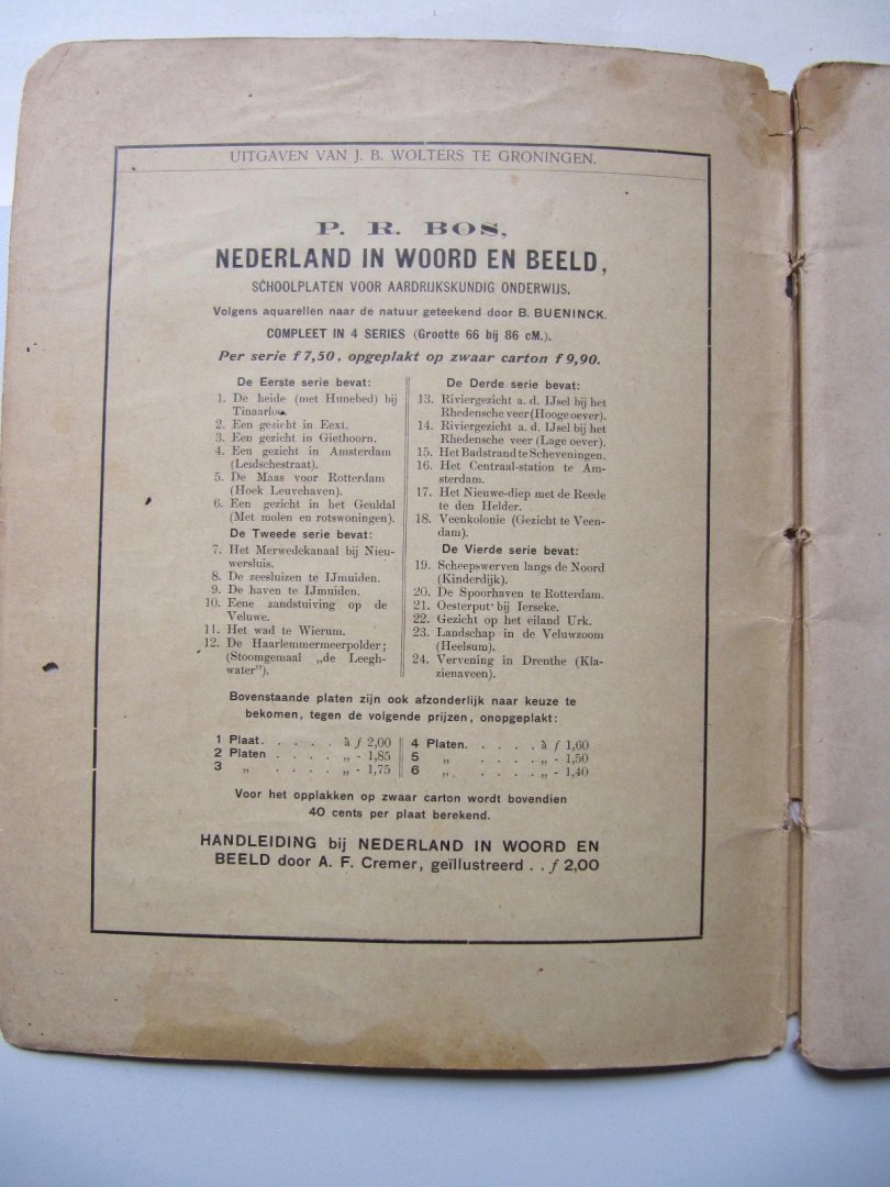 S. Linschoten - Kaart en Landschap - eerste deeltje