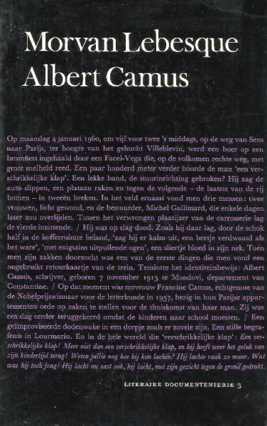 Camus, Albert - Morvan Lebesque