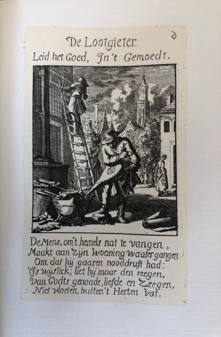 Luiken, Johannes en Caspaares - Het Menselyk Bedryf. Vertoond in 100 Verbeeldingen van Ambachten, Konsten, Hanteeringen en Bedryven; met Versen.