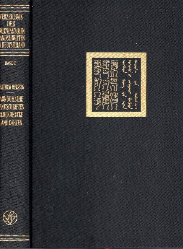 HEISSIG, Walther - Mongolische Handschriften - Blockdrucke - Landkarten.