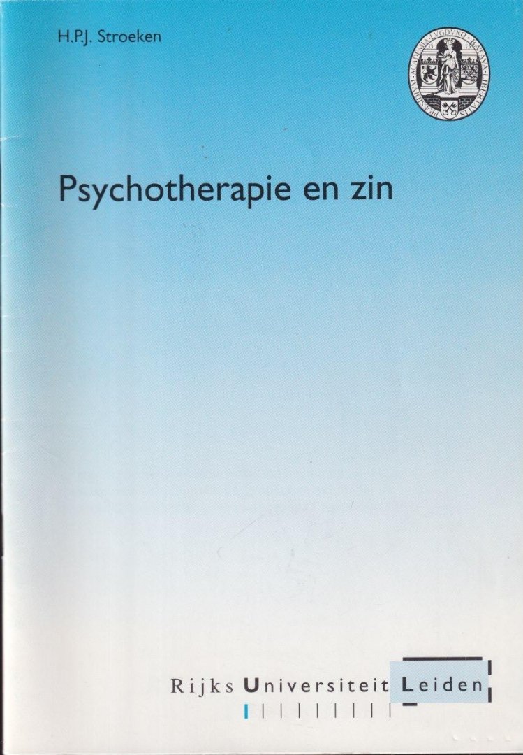 Stroeken, H.P.J. - Psychotherapie en zin