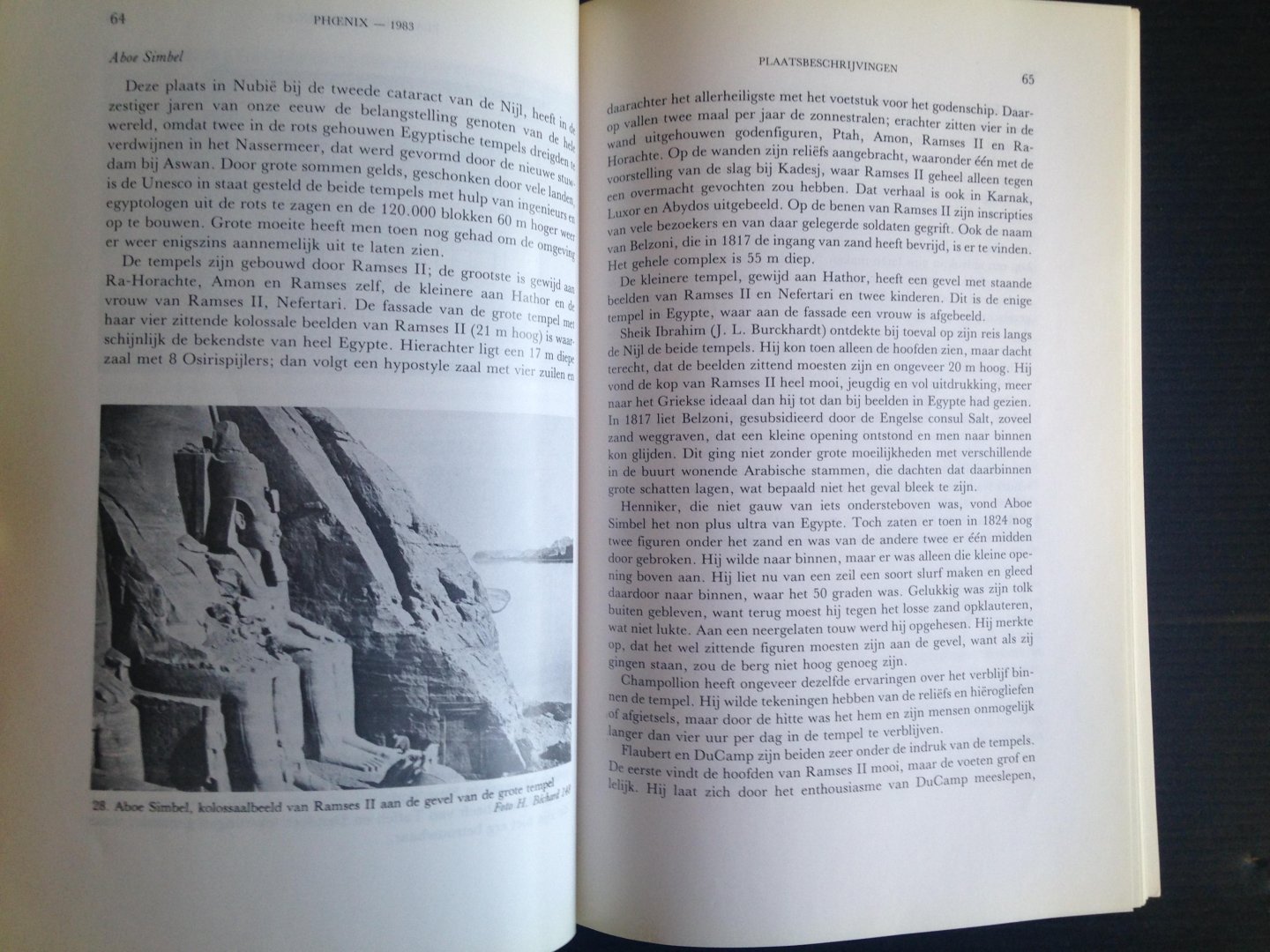  - Egypte, Bereisd, beroofd, bewaard, beschreven, Bulletin Phoenix Jubileumnummer bij de jubileumtentoonstelling 1933-1983