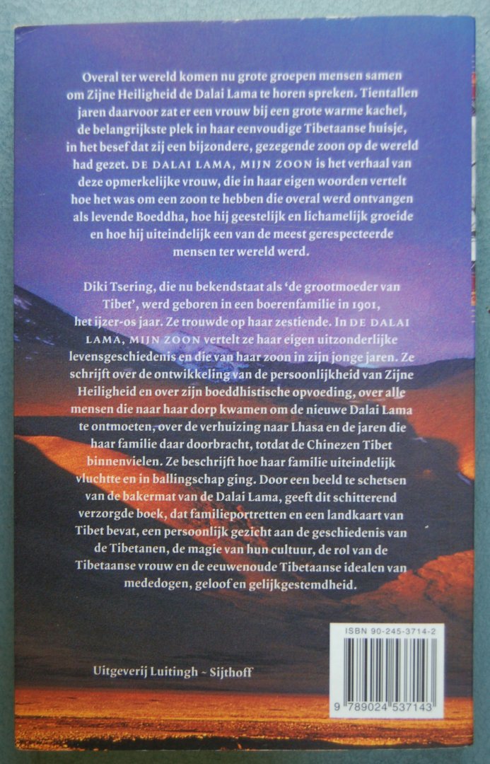 Tsering, Diki - De Dalai Lama Mijn zoon / Het verhaal van een moeder