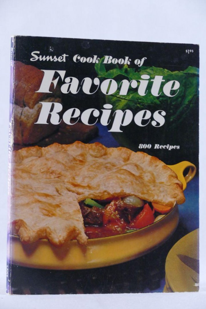 Diversen - Sunset cook book of Favorite Recipes 800 Recepes