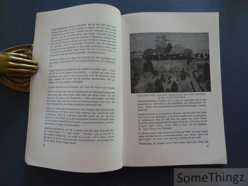 Vandevoort, Piet. - Post-Scriptum. Aanvullende bio- en bibliographische gegevens over Ernest Claes.