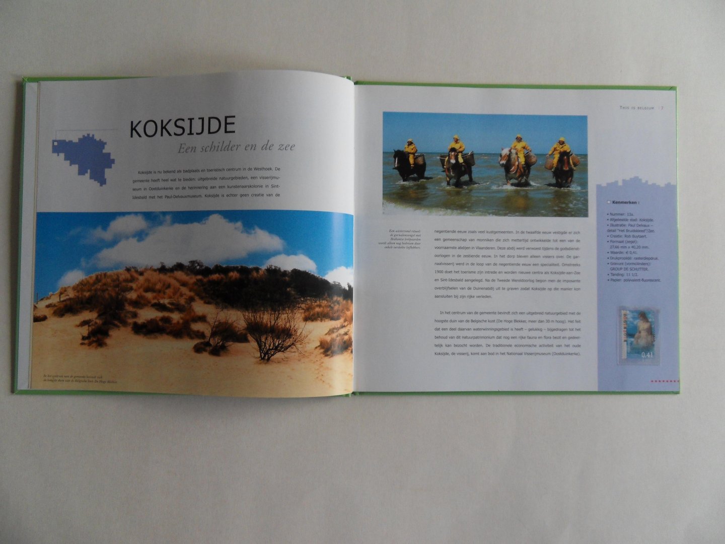 Debray, France; Geest, Joost de. - This is Belgium..... Een ronde van België. [ Compleet met de postzegelvellen ].