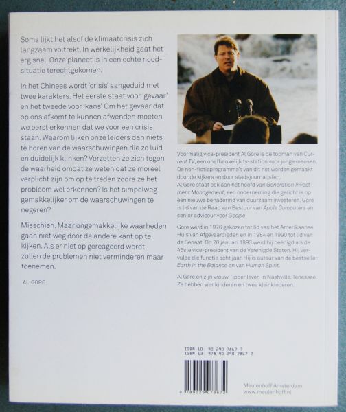 Gore, Al - Een ongemakkelijke waarheid / Het gevaar van het broeikaseffect en wat we eraan kunnen doen