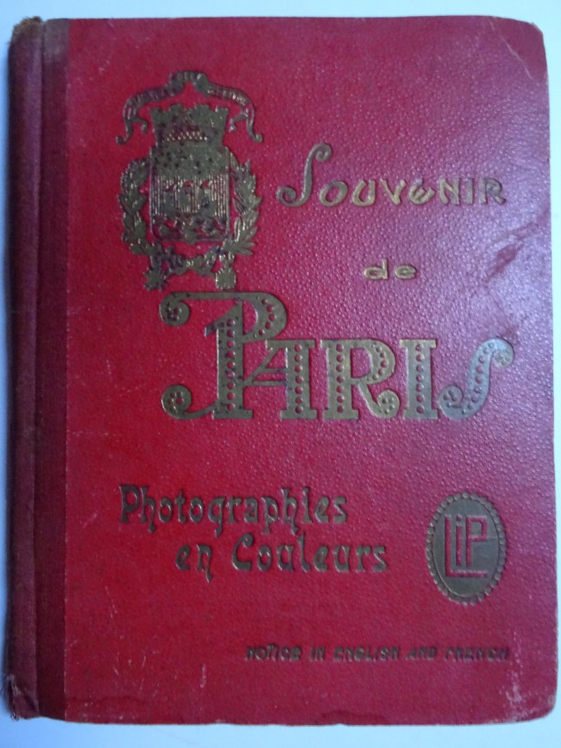  - Souvenir de Paris. Photographies en couleurs. Notice in English and French.