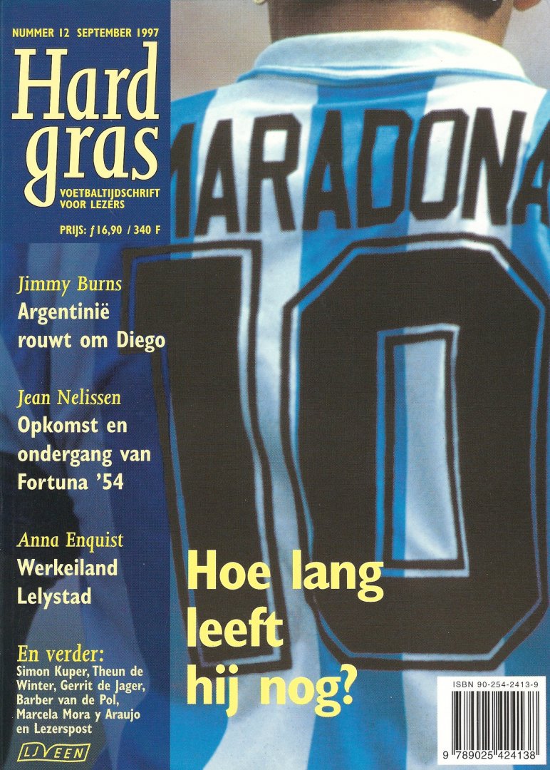 Diverse - Hard Gras Nr. 12 - Maradona -Voetbaltijdschrift voor lezers