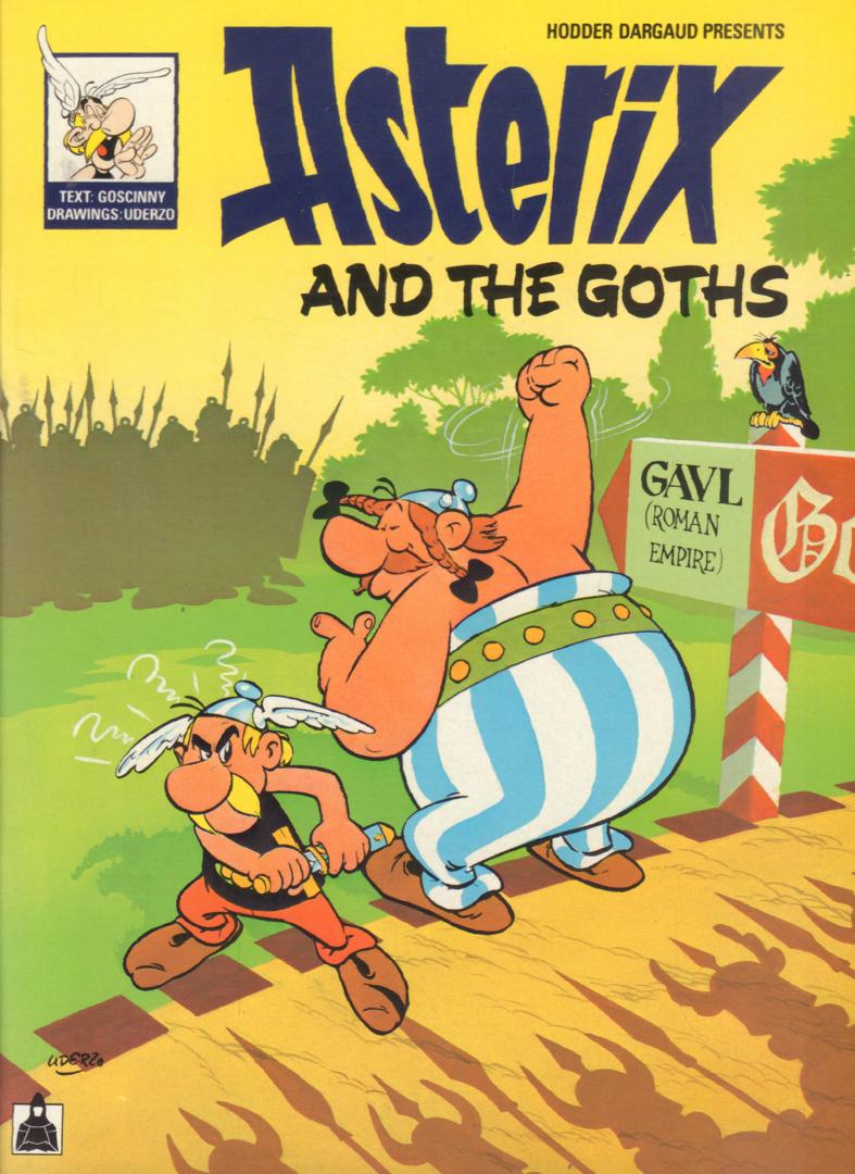 Goscinny / Uderzo - Asterix and the Goths (Pocket Asterix), kleine, geniete softcover (format 15cm x 20,5 cm), translated by Anthea Bell and Derek Hockridge, gave staat