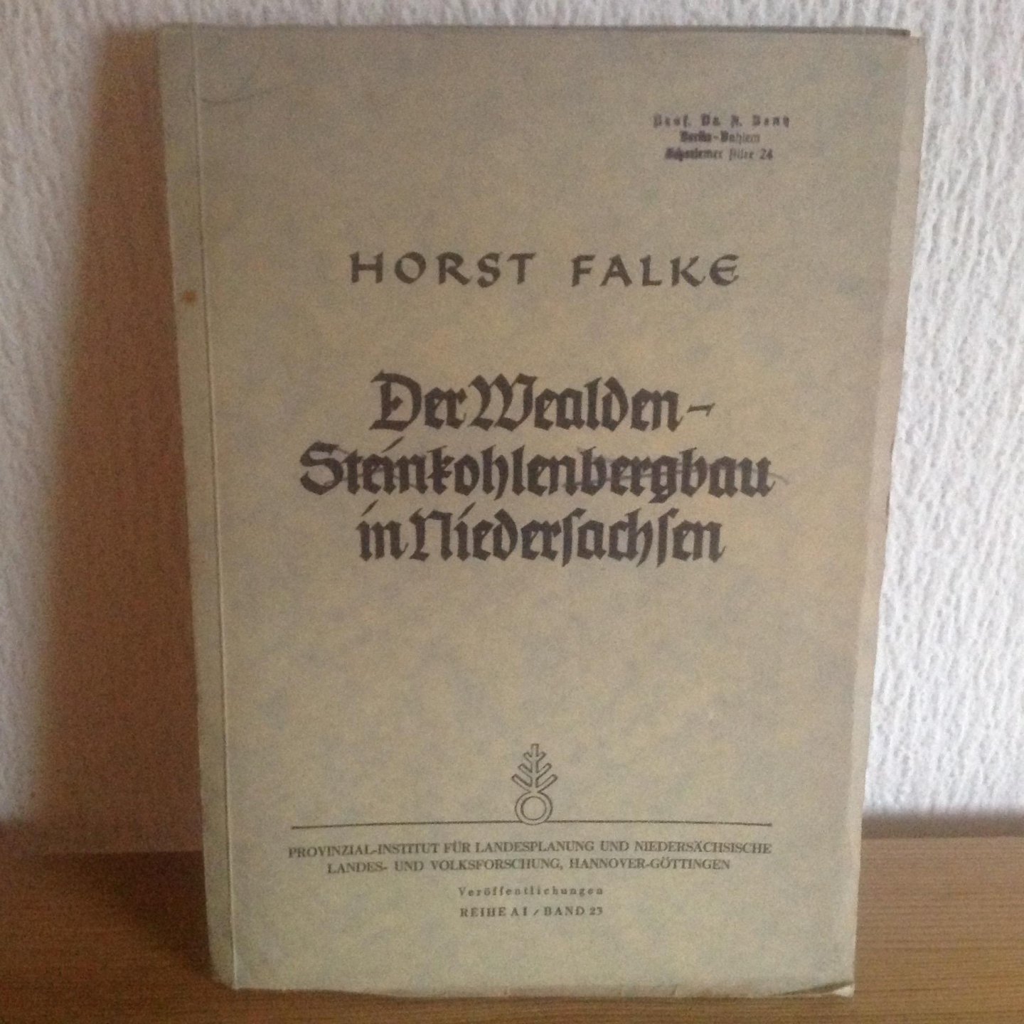 Horst falke - Der Wealden Steinkohlenbergbau in Niedersachsen