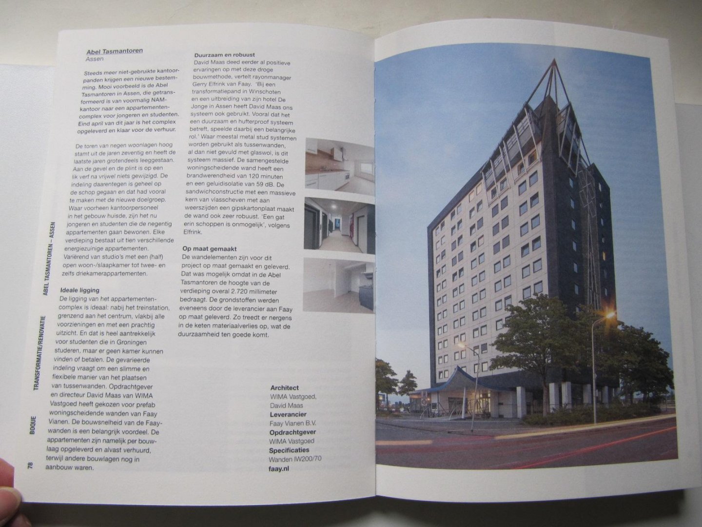 Katja van Roosmalen - Boque 17 - Bouwen aan de toekomst / buiten /exterieur