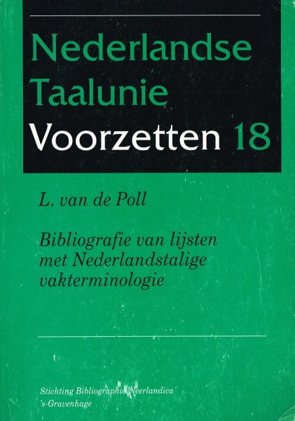 Poll, L. van de - Bibliografie van lijsten met Nederlandstalige vakterminologie