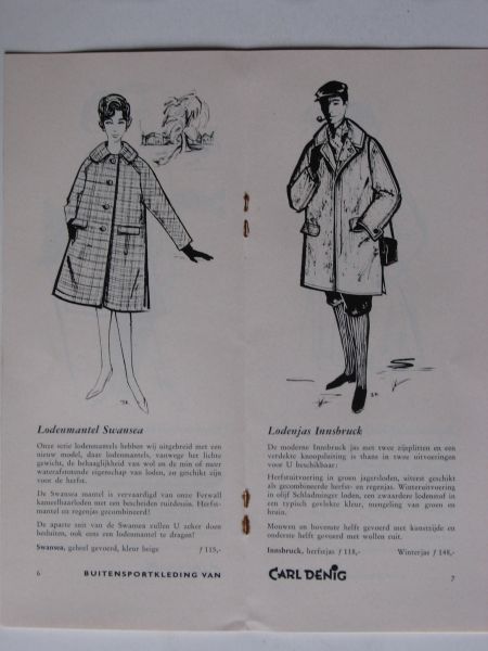 Reclamefolder - Carl Denig Herfstkleding