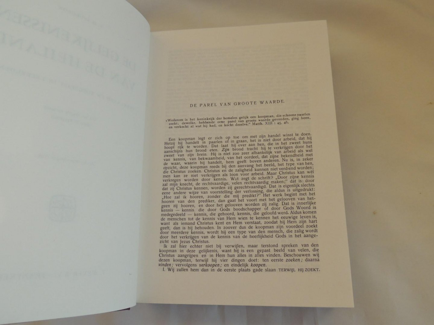 Spurgeon, C.H., Freystadt, E. Elisabeth - De gelijkenissen van de Heiland - verklaard en toegepast in leerredenen