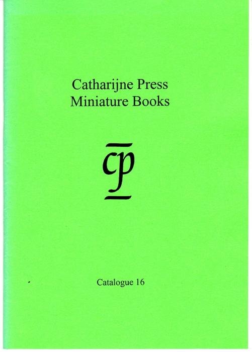 Duut, trijnie & Gerjan Heij - Catharijne Pers Miniature Books