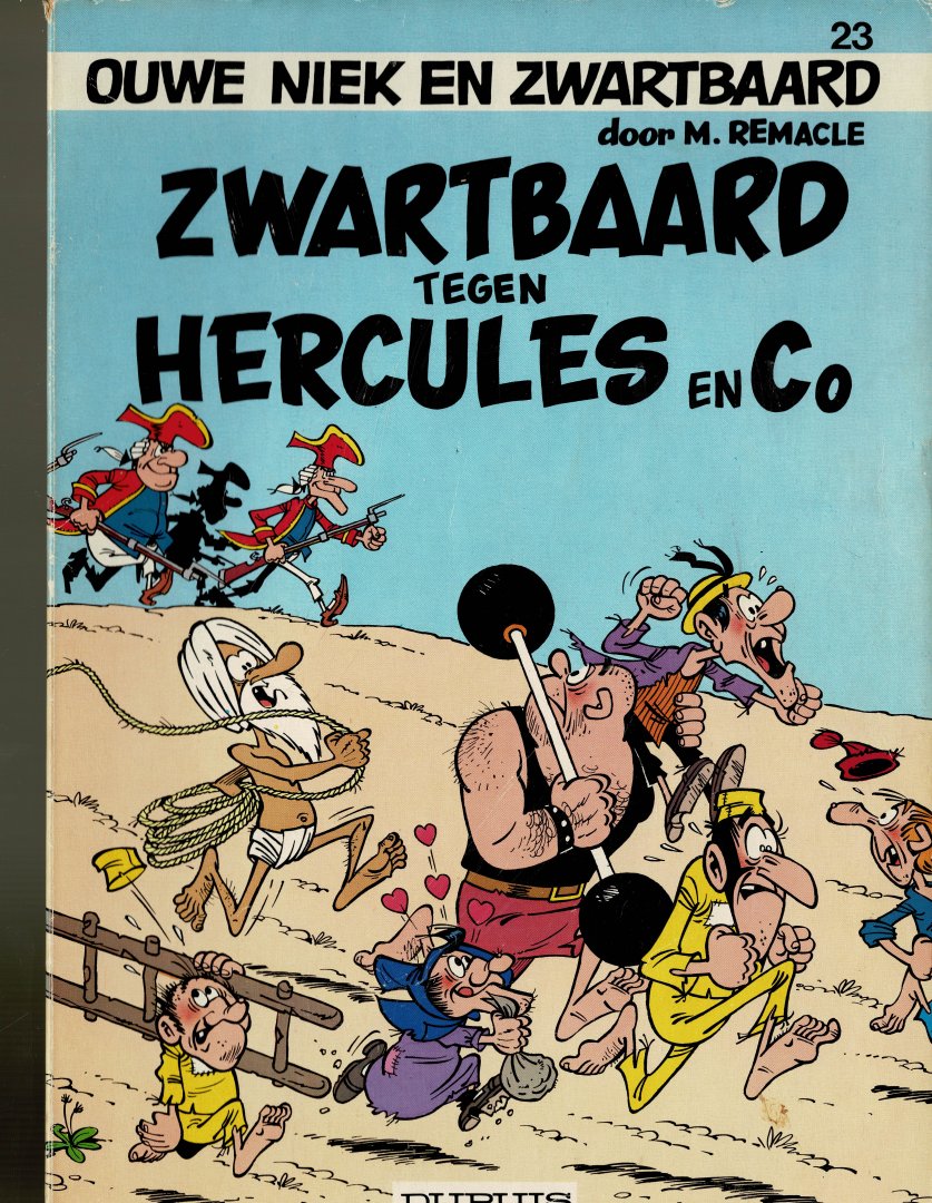 Remacle,M. - Ouwe Niek en Zwartbaard 23 Zwartbaard tegen Herculus en co.  1e druk
