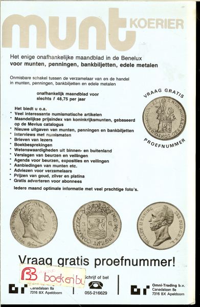 Mevius, Johan. met veel illustraties - De Nederlandse munten van 1806 tot heden 1988