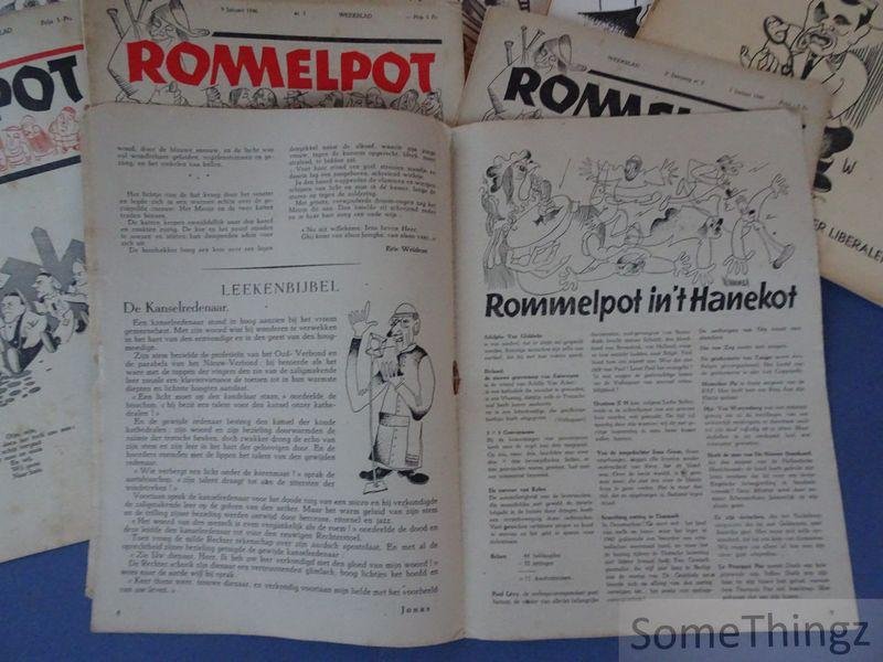 Daniël Merlevede (red.) - Rommelpot. [26 december 1945 - 24 december 1949. Vier jaargangen, alle nummers compleet!]