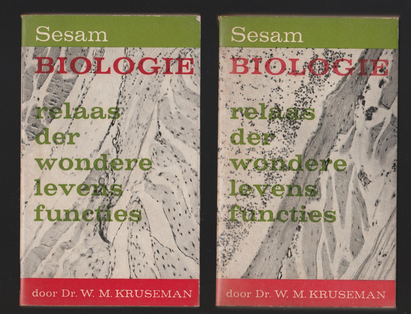Kruseman, Dr. W.M. - Biologie, Relaas der wondere levensfuncties deel 1 en 2