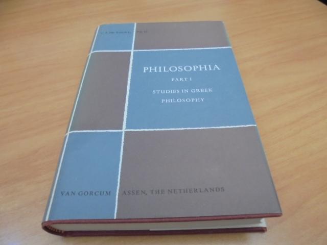 Vogel, C.J de - Philosophia  Part 1 - Studie in Greek Philosophy
