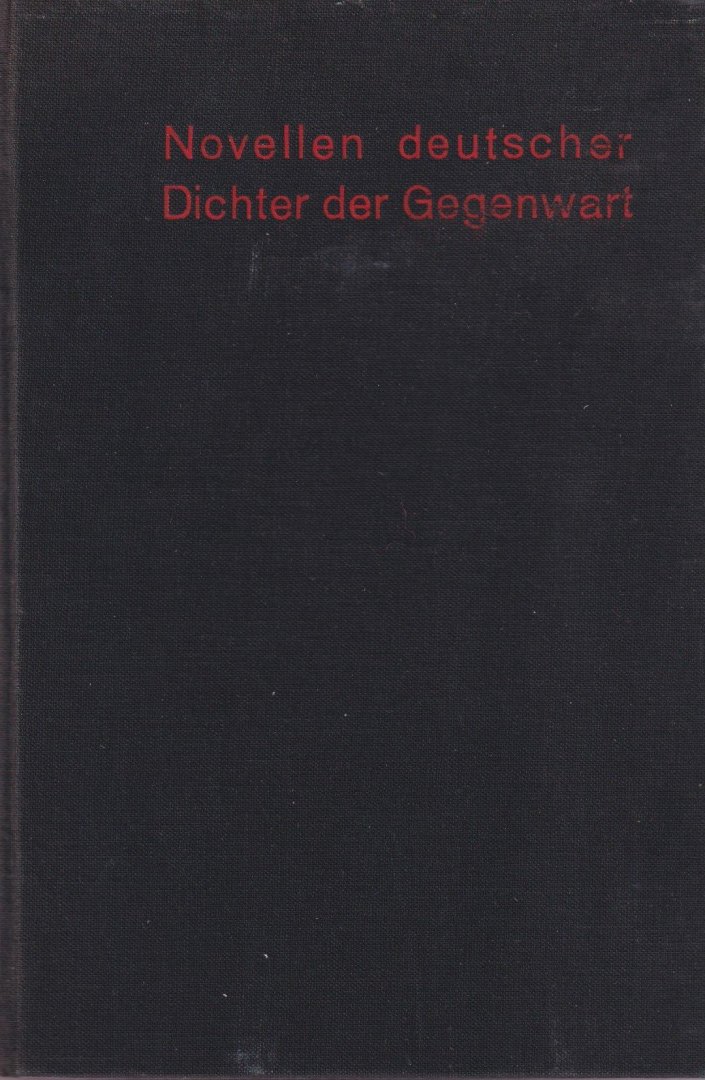 Kesten, Hermann (herg.) - Novellen deutscher Dichter der Gegenwart