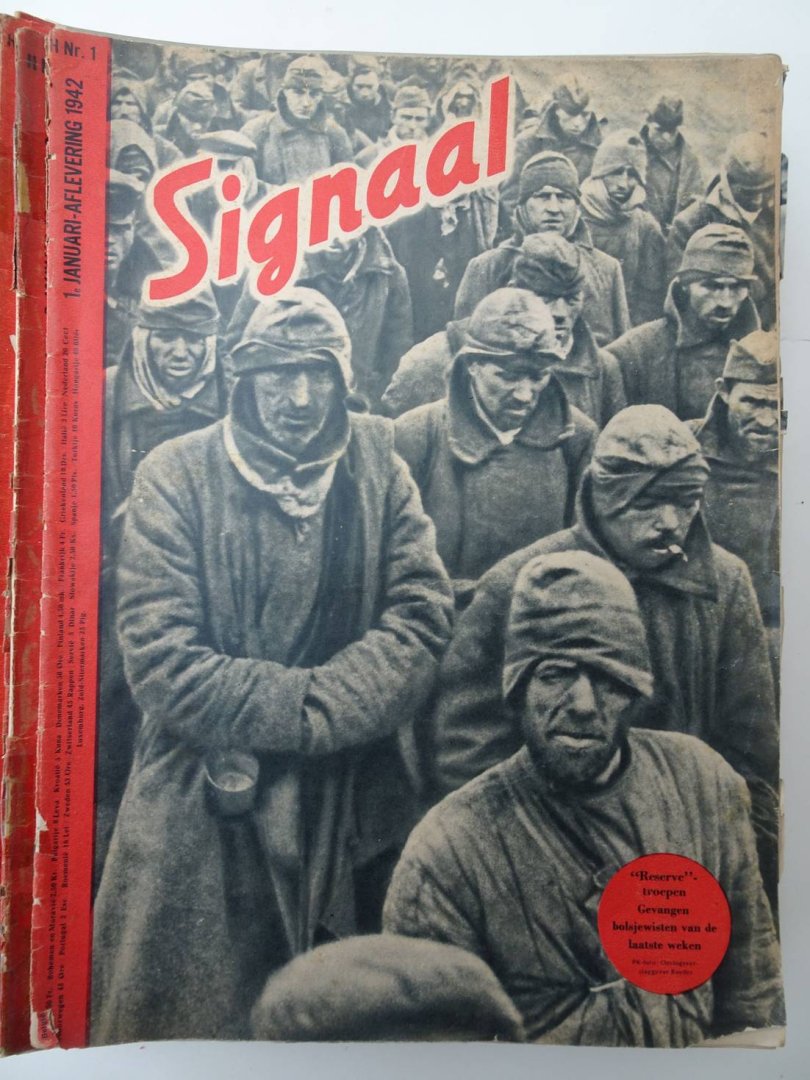 Reetz, Wilhelm & Harald Lechenperg (ed.). - Signaal. 39 stuks. 1940: 3x. 1941: 7x. 1942: 14x. 1943: 12x. 1944: 3x.