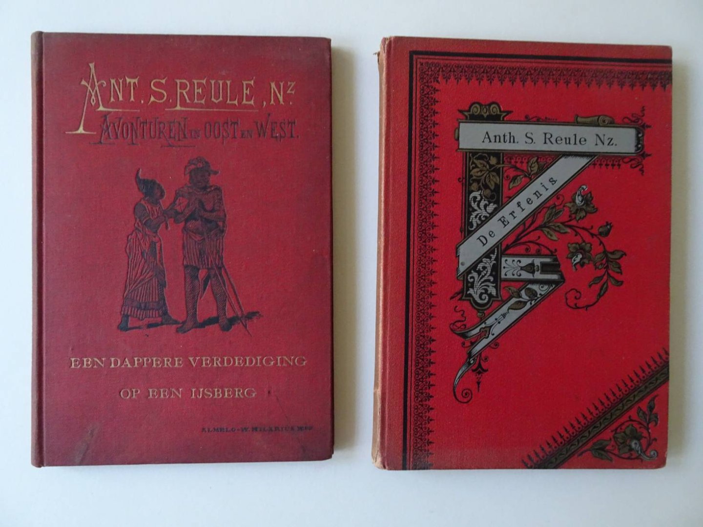 Reule Nz., Ant. S. - Avonturen in Oost en West. Een dappere verdediging - Op een ijsberg/ De erfenis. 2 titels.