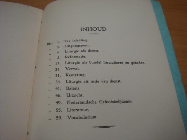 Zeydner, W.A - Liturgie en reformatie