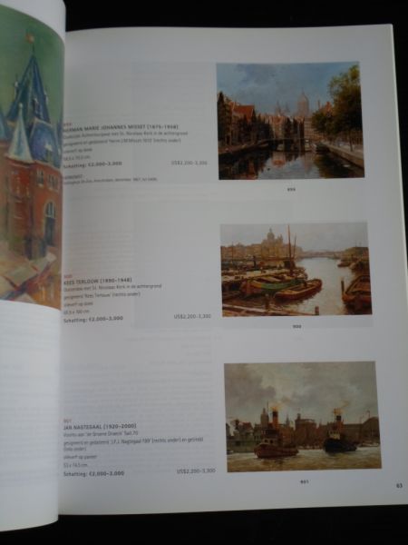 Catalogus Christie's - Amsterdamse Stadsgezichten uit de Collectie Meentwijck